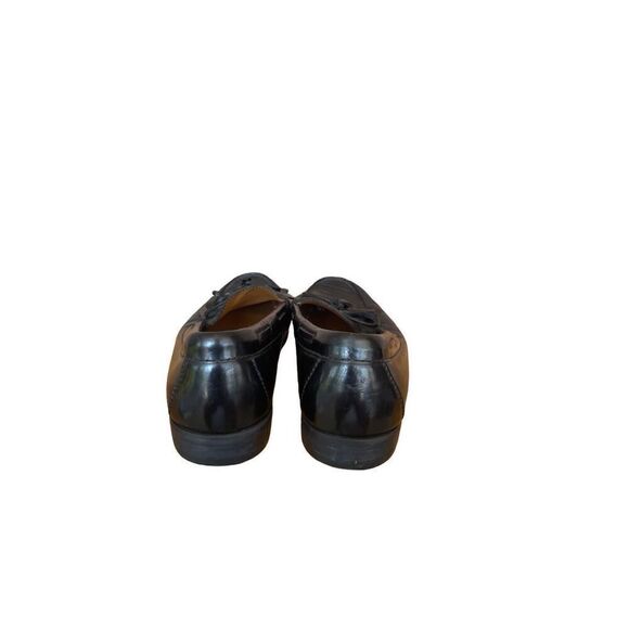 Cole Haan Womens Black Leather Tasseled Slip On Loafer Size 11D - Picture 3 of 7